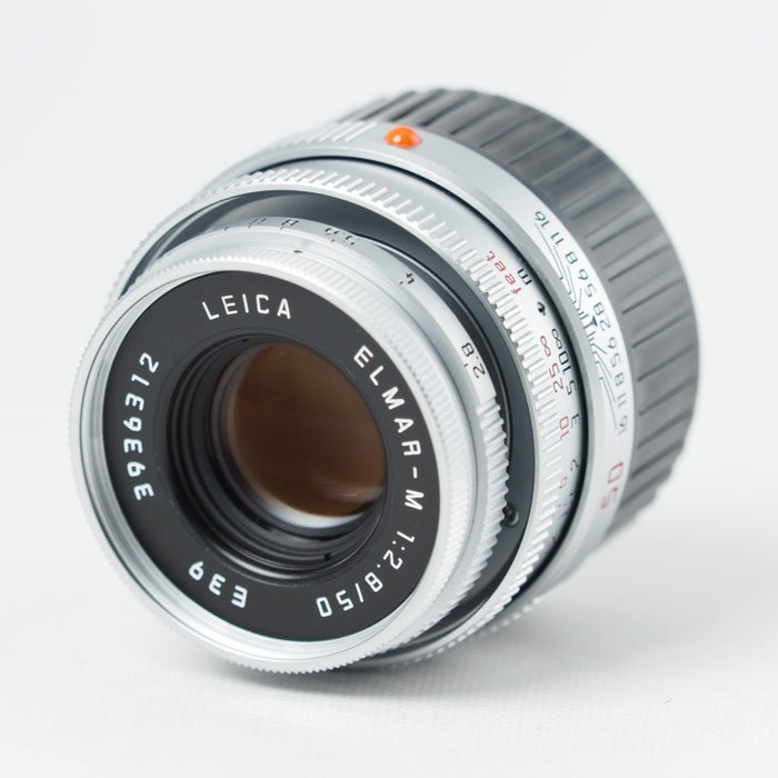 Leica ELMAR-M 50mm F/2.8 E39 Lens In シルバー エルマーM ライカ Mマウント 11823 #14640