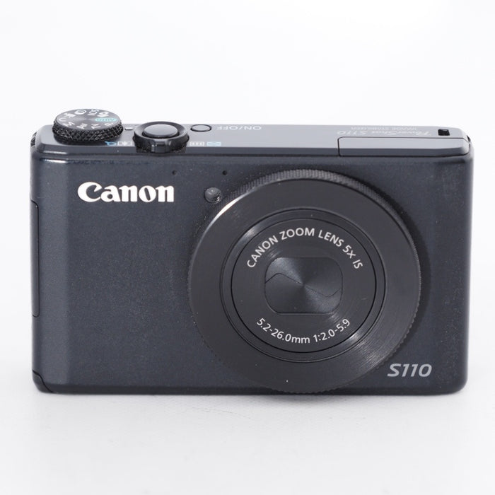 Canon キヤノン デジタルカメラ PowerShot S110 約1210万画素 F2.0 光学5倍ズーム ブラック PSS110(BK) #11775
