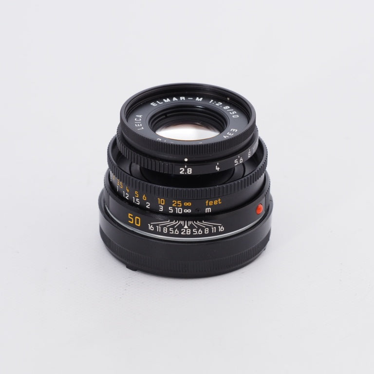 LEICA ライカ ELMAR-M エルマー 50mm F2.8 E39 Mマウント フード フィルター付き #9545 — カメラ本舗