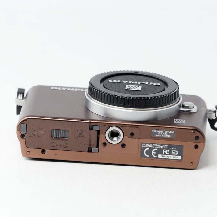 OLYMPUS PEN mini E-PM1 ボディ ブラウン #15471