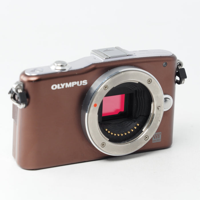 OLYMPUS PEN mini E-PM1 ボディ ブラウン #15471