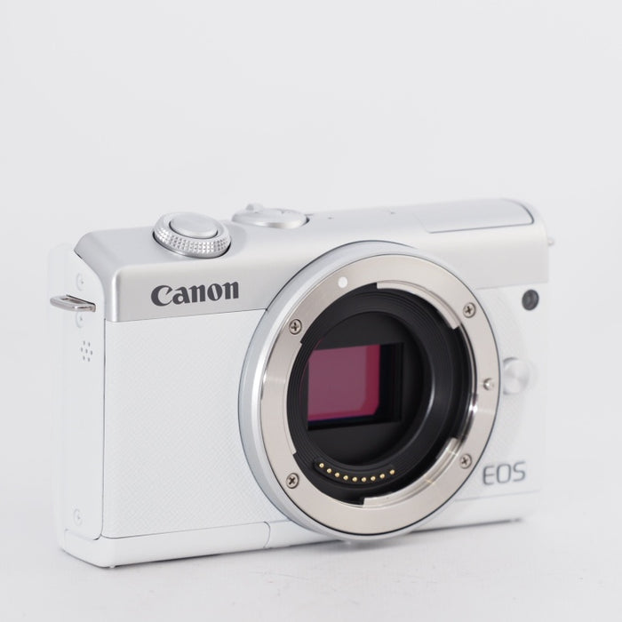 Canon キヤノン ミラーレス一眼カメラ EOS M200 ボディー ホワイト EOSM200WH-BODY #11337