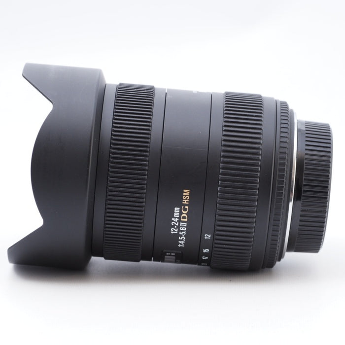 SIGMA シグマ 広角ズームレンズ 12-24mm F4.5-5.6 II DG HSM ニコン Fマウント用 フルサイズ対応 204556 #6196