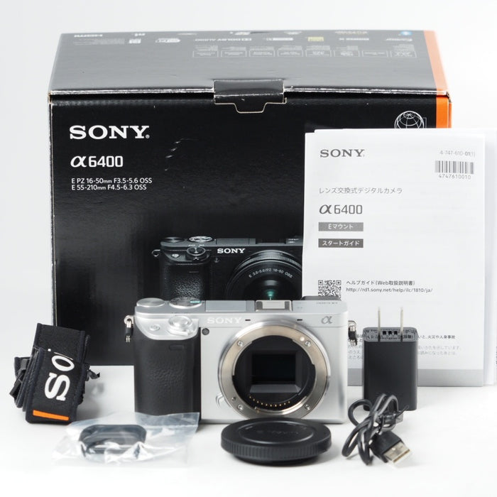 SONY ソニー APS-C ミラーレス一眼カメラ α6400 ボディ シルバー ILCE-6400 S #14072