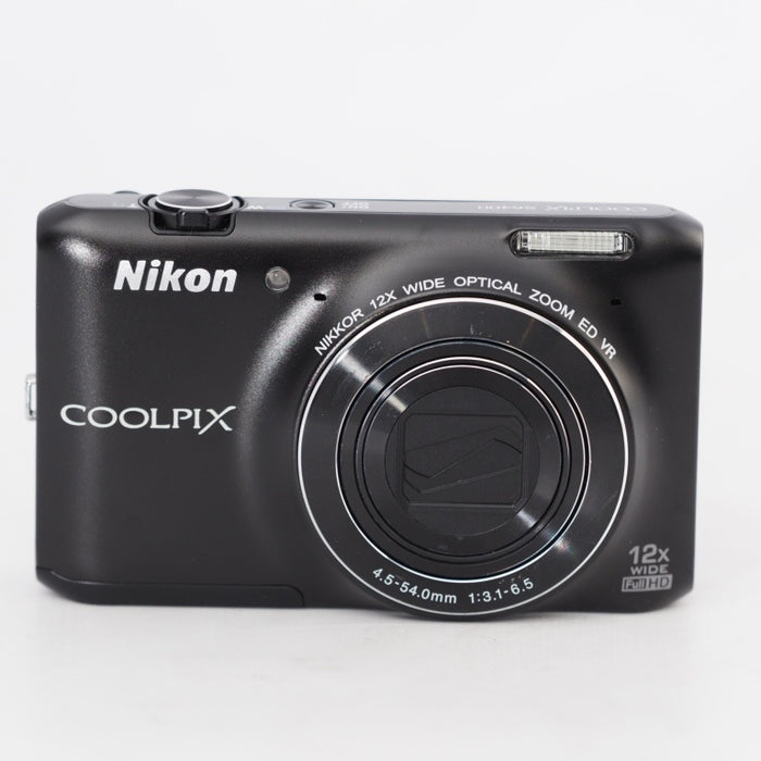 Nikon デジタルカメラ COOLPIX S6400 タッチパネル液晶 光学12倍ズーム スマートブラック S6400BK #13278