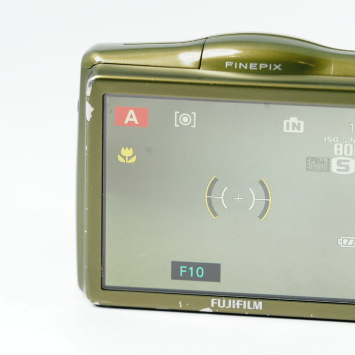 FUJIFILM FinePix F820EXR オリーブ FX-F820EXROL デジタルカメラ 1600万画素 ズーム光学18倍 #14083