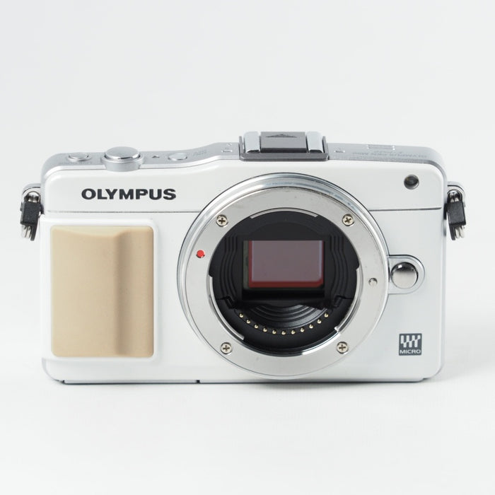 OLYMPUS オリンパス ミラーレス一眼 PEN mini E-PM2 レンズキット ホワイト E-PM2 LKIT WHT #14038