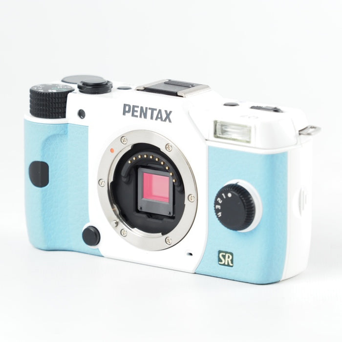 PENTAX ペンタックス ミラーレス一眼 Q7 ボディ 希少カラー ブルー×ホワイト #13738