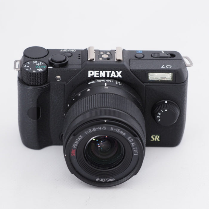 PENTAX ペンタックス ミラーレス一眼 Q7 ズームレンズキット [標準ズーム 02 STANDARD ZOOM] ブラック Q7 BLACK ZOOM LENSKIT 10722 #10650