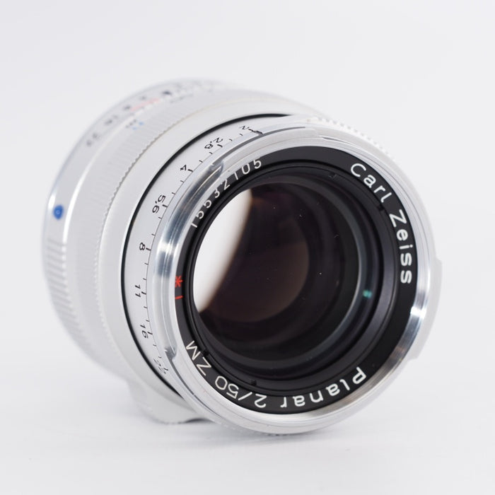 CarlZeiss カールツァイス プラナー Planar T* 50mm f2 ZM SV シルバー Leica Mマウント #9811