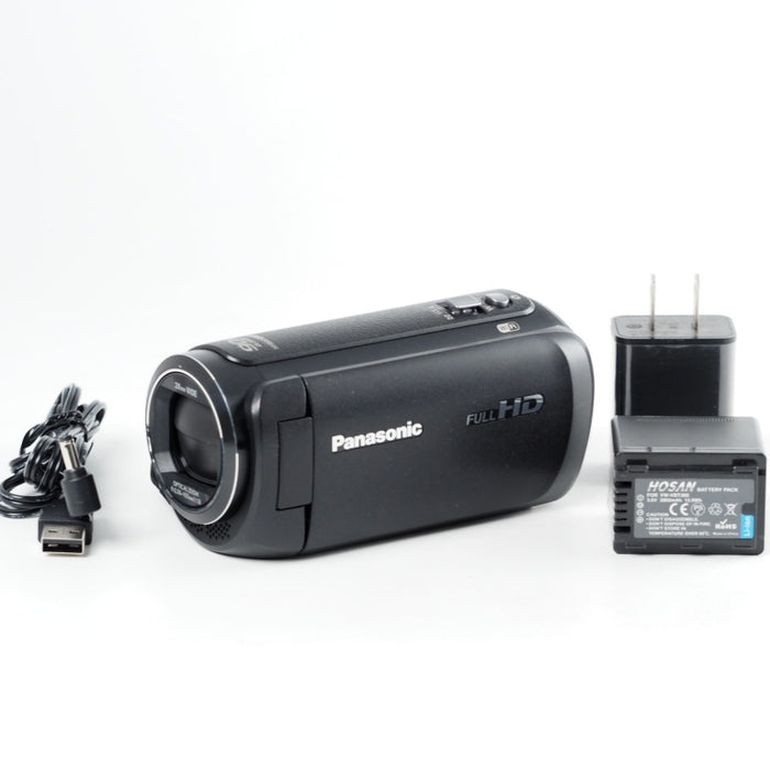 Panasonic HDビデオカメラ ブラック HC-V495M-K 内蔵メモリー64GB ワイプ撮り 光学50倍/iA90倍の高倍率ズーム 5軸ハイブリッド手ブレ補正 小型軽量 #13772