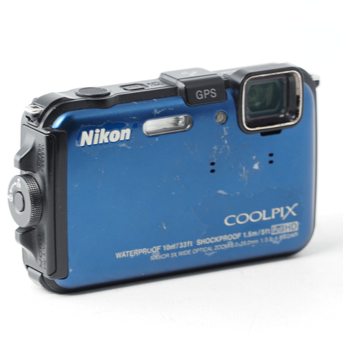 Nikon デジタルカメラ COOLPIX AW100 オーシャンブルー AW100BL #15792