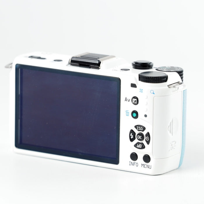 PENTAX ペンタックス ミラーレス一眼 Q7 ボディ 希少カラー ブルー×ホワイト #13738
