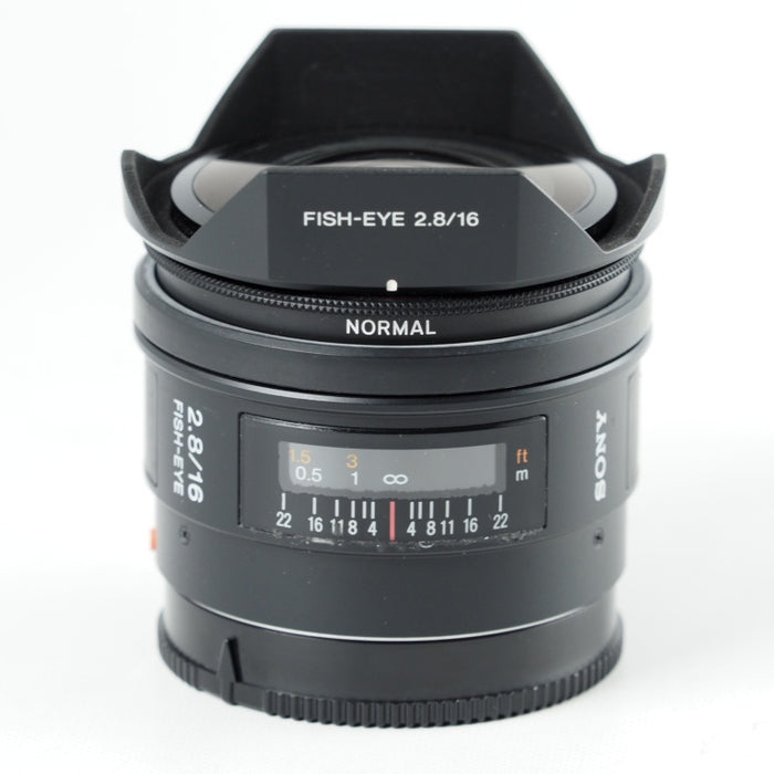 SONY ソニー 16mm F2.8 Fisheye SAL16F28 広角単焦点 魚眼レンズ ソニーAマウント #13891