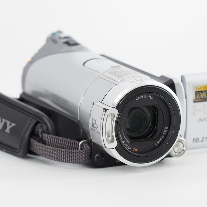 SONY デジタルハイビジョンビデオカメラレコーダー Handycam CX12 シルバー HDR-CX12/S ワイドコンバージョンレンズ 0.6×付属 #13584