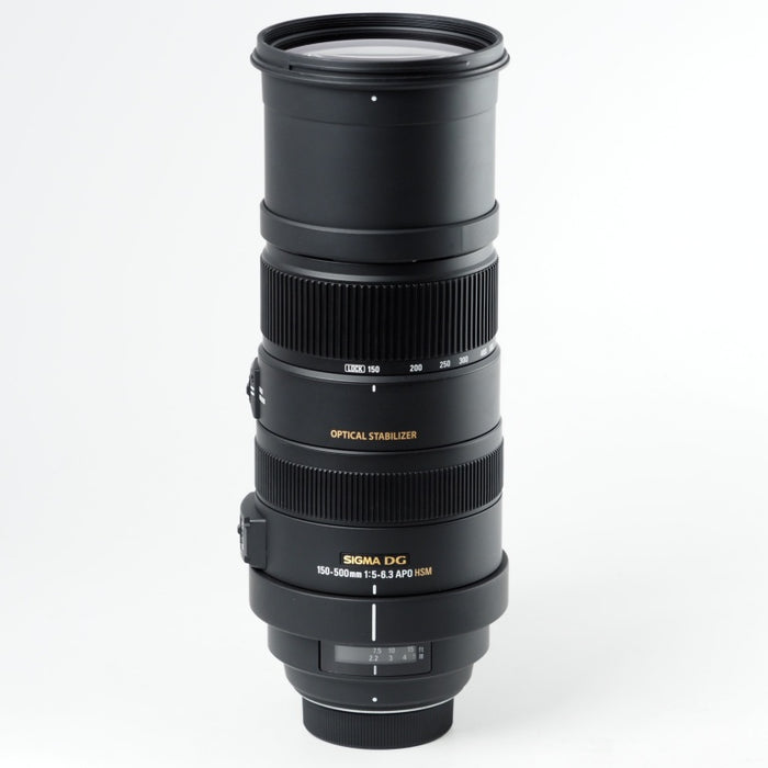 SIGMA APO 150-500mm F5-6.3 DG OS HSM Nikon ニコン Fマウント用  シグマ 望遠ズームレンズ 737559 #14289