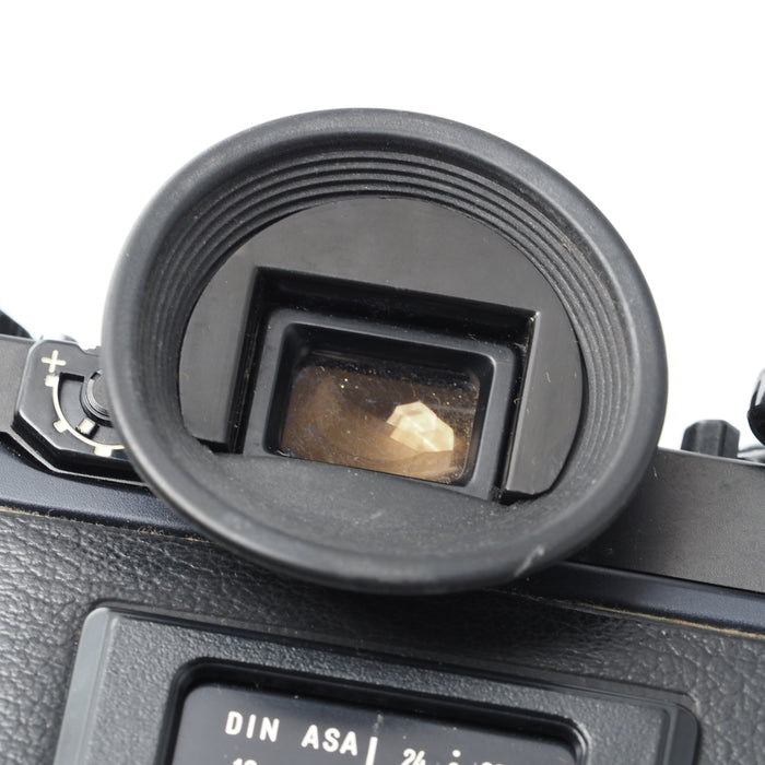 Minolta フィルム一眼レフ XD-S ブラック MD W.ROKKOR 28mm f2.8 レンズ #15883