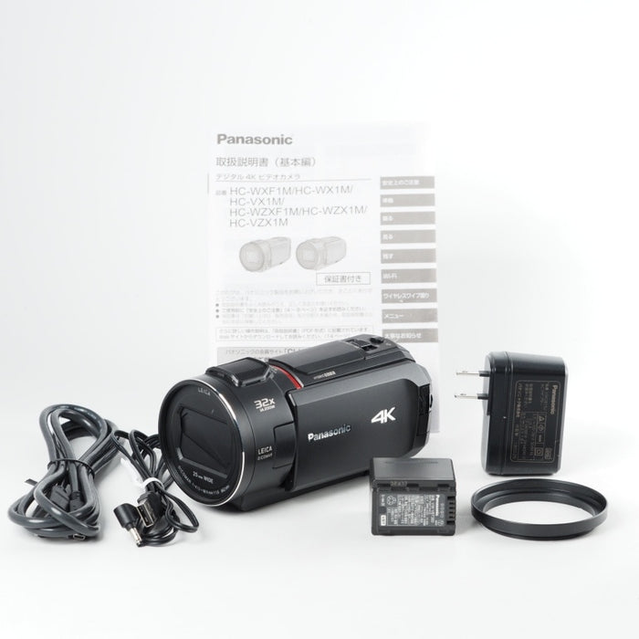 Panasonic パナソニック 4K ビデオカメラ WX1M 64GB ワイプ撮り あとから補正 ブラック HC-WX1M-K #13963