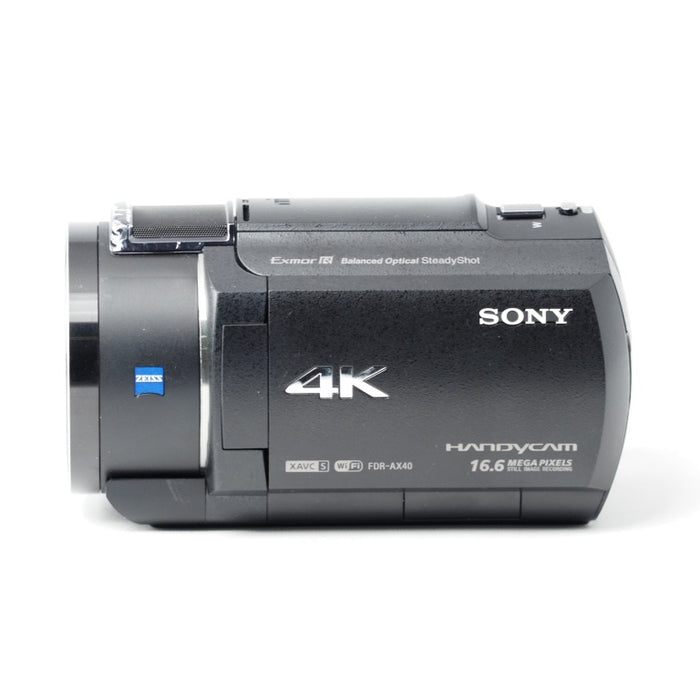 SONY Handycam FDR-AX40 ブラック 64GB 光学20倍 4K ビデオカメラ #14963