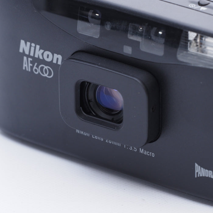 Nikon ニコン AF600 コンパクトフィルムカメラ 28mm f3.5 macro ブラック #8657 — カメラ本舗
