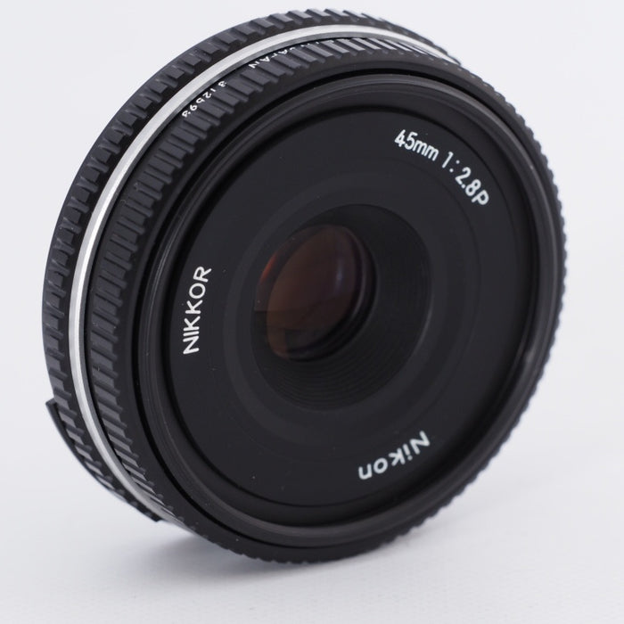 Nikon ニコン Ai-S 45mm f2.8 P ブラック Fマウント用 交換レンズ 元箱 その他付属品 #9173