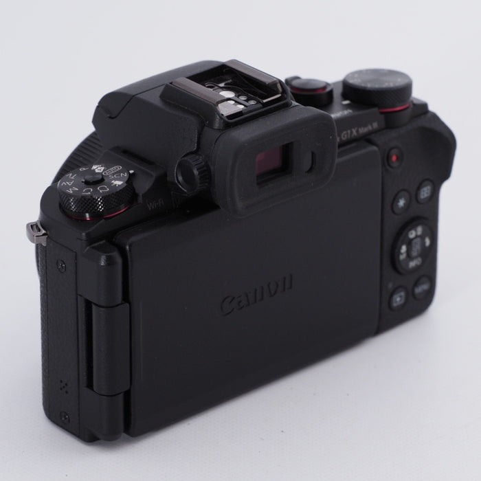 Canon キヤノン コンパクトデジタルカメラ PowerShot G1 X Mark III ブラック APS-Cセンサー/F2.8レンズ/EVF内蔵 PSG1XMARKIII #9018