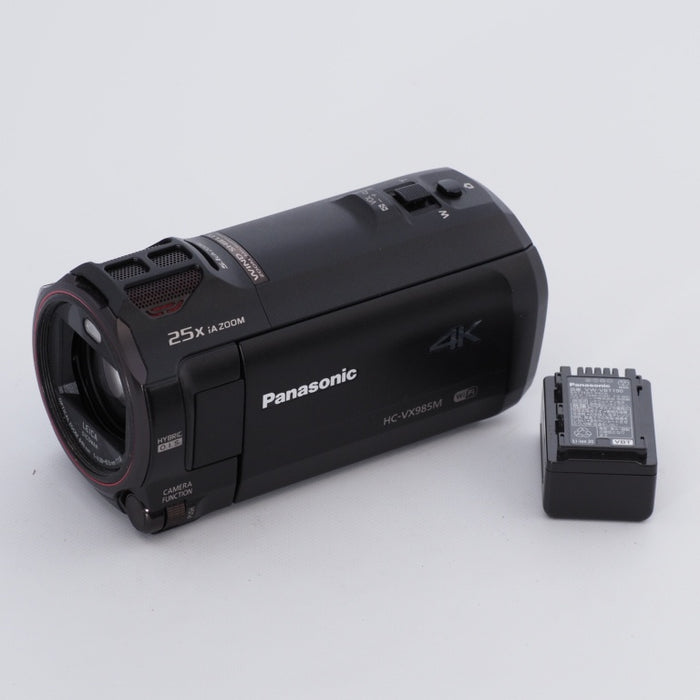 【ジャンク品】Panasonic パナソニック 4K ビデオカメラ VX985M 64GB あとから補正 ホワイト HC-VX985M #8950