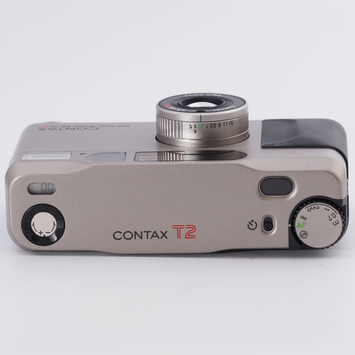 CONTAX コンタックス T2 チタンシルバー コンパクトフィルムカメラ #9094 — カメラ本舗