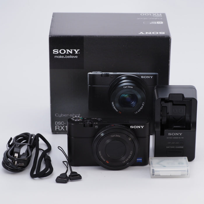 SONY ソニー デジタルカメラ DSC-RX100 1.0型センサー F1.8レンズ搭載 ブラック Cyber-shot DSC-RX100 #8478