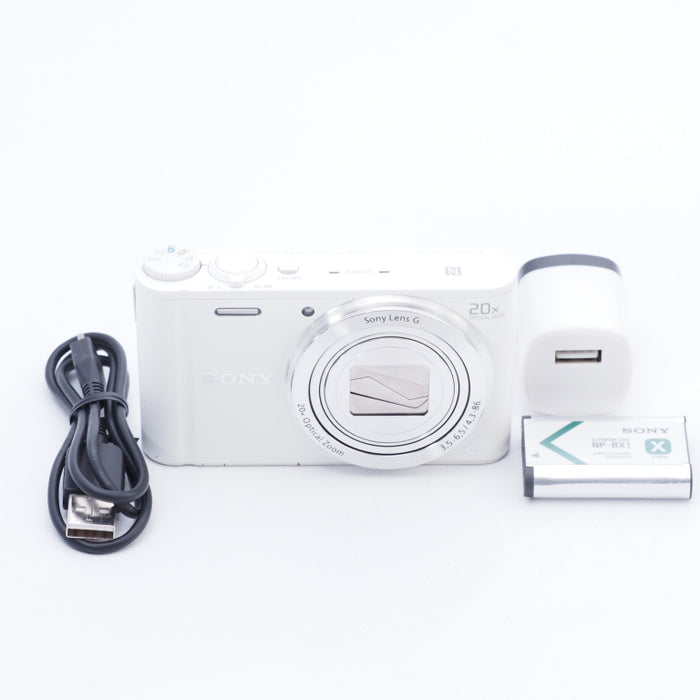 SONY ソニー デジタルカメラ Cyber-shot WX350 光学20倍 ホワイト DSC ...