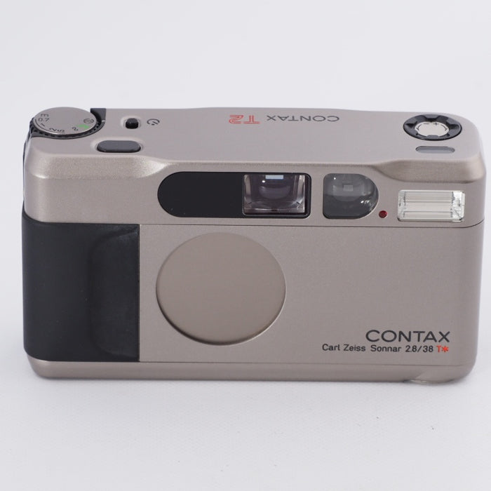 CONTAX コンタックス T2 チタンシルバー コンパクトフィルムカメラ #9094 — カメラ本舗