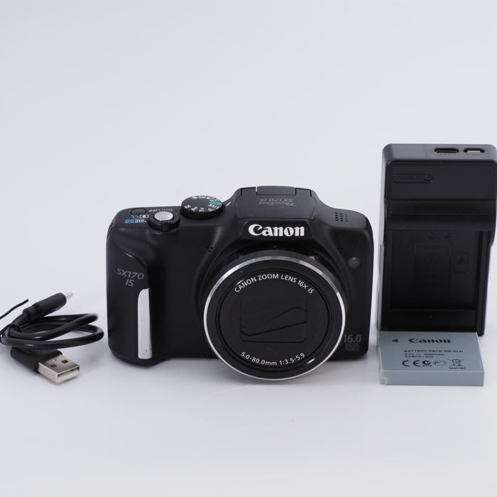 Canon キヤノン PowerShot SX170 広角28mm 光学16倍ズーム ブラック PSSX170IS #8378