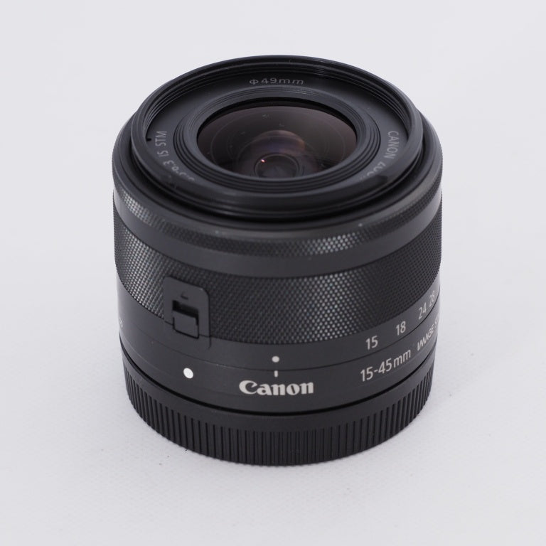 Canon キヤノン 標準ズームレンズ EF-M15-45mm F3.5-6.3IS STM(グラファイト) ミラーレス一眼対応 EF-M1 —  カメラ本舗