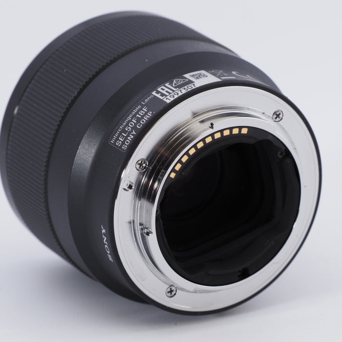 SONY ソニー 標準単焦点レンズ フルサイズ FE 50mm F1.8 デジタル一眼カメラα[Eマウント]用 純正レンズ SEL50F18F #8769