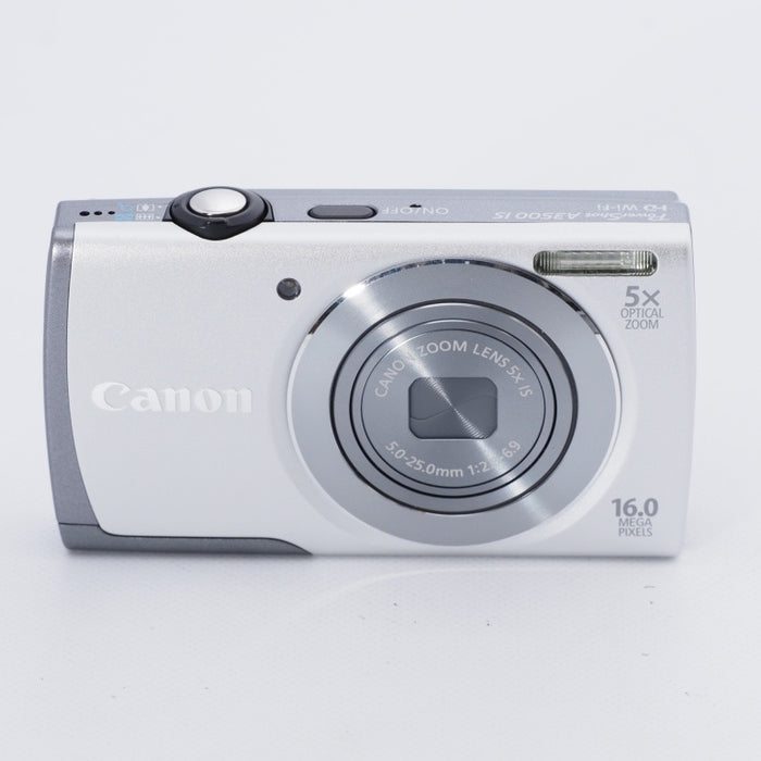 Canon キヤノン デジタルカメラ PowerShot A3500 IS(シルバー) 広角28mm 光学5倍ズーム PSA3500IS(S — カメラ 本舗