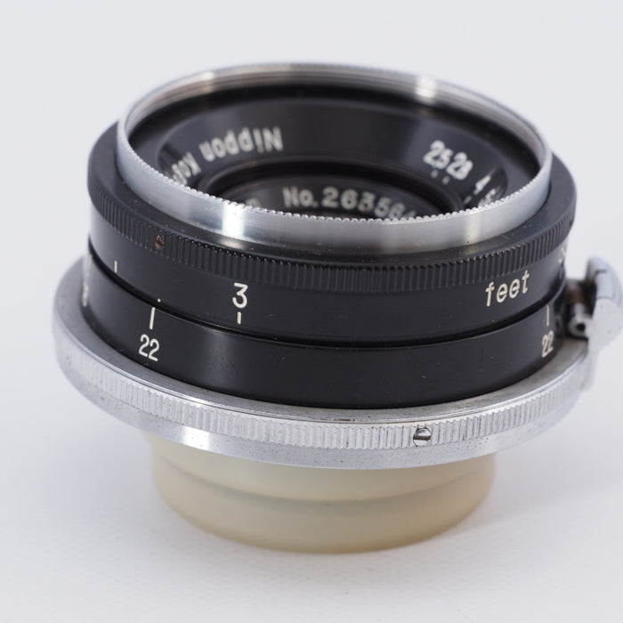 Nikon ニコン W-NIKKOR.C 35mm F2.5 ブラック Sマウント 3.5cm #8700