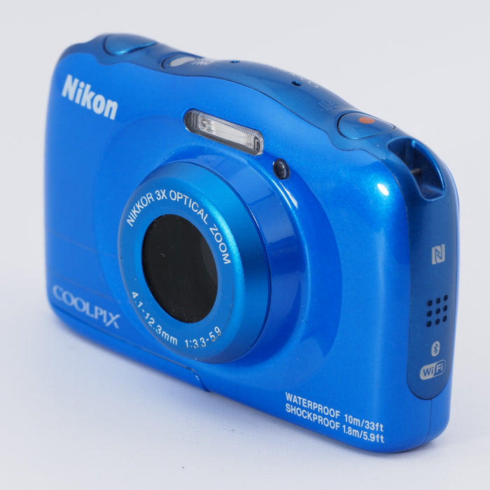 Nikon ニコン デジタルカメラ COOLPIX W100 防水 W100BL クールピクス ブルー #8739