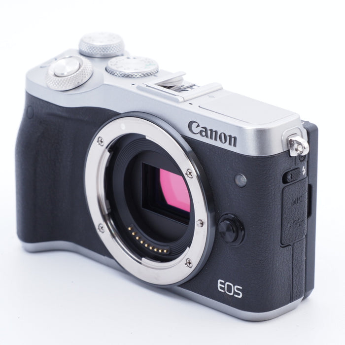 Canon キヤノン ミラーレス一眼カメラ EOS M6 ボディ シルバー EOSM6SL-BODY #8682