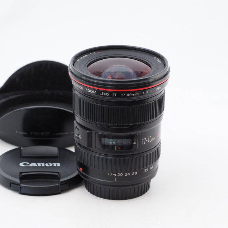 Canon キヤノン広角ズームレンズ EF17-40mm F4L USM フルサイズ対応 ...