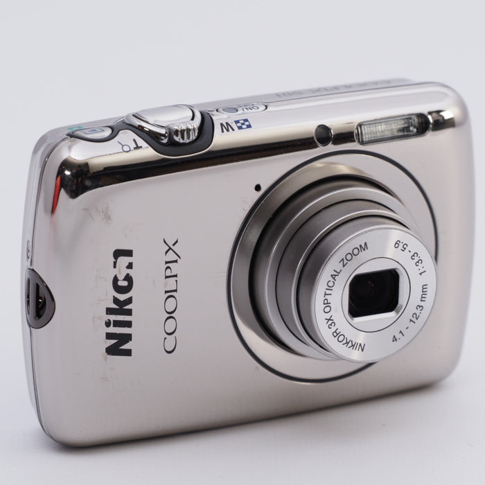 美品！】Nikon COOLPIX S01 White 超小型デジカメ - デジタルカメラ