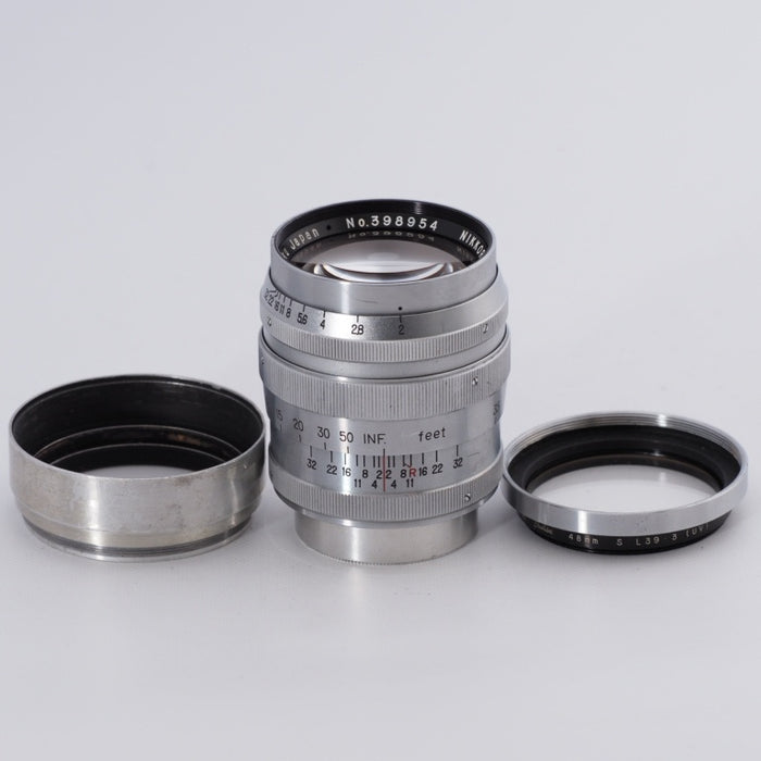 Nikon ニコン 日本光学 Nippon Kogaku NIKKOR-P・C 8.5cm F2 85mm F2 ライカ Leica L39マウント  #9154