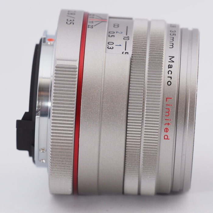 PENTAX HD ペンタックス-DA 35mm F2.8 Macro Limited シルバー 等倍マクロ 標準レンズ Kマウント 21460 #9238