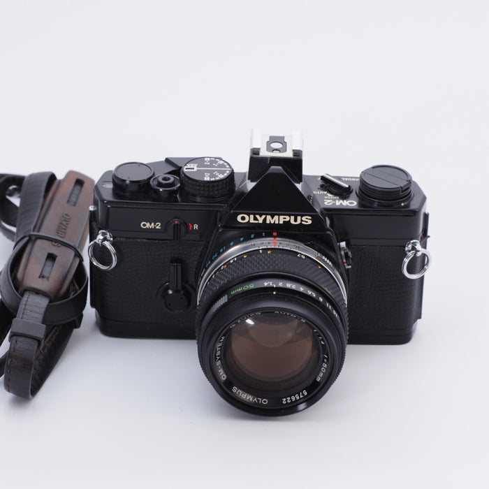 OLYMPUS オリンパス OM-2 50mm F1.4 フィルム一眼レフ カメラ レンズ付き オリンパス 難あり品 #