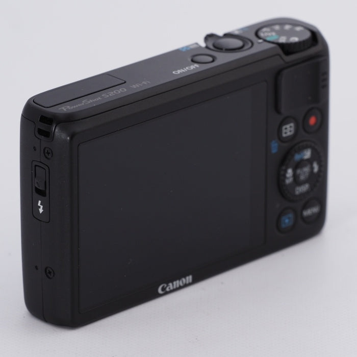 Canon キヤノン デジタルカメラ PowerShot S200(ブラック) F値2.0 広角24mm 光学5倍ズーム PSS200(BK) #9020