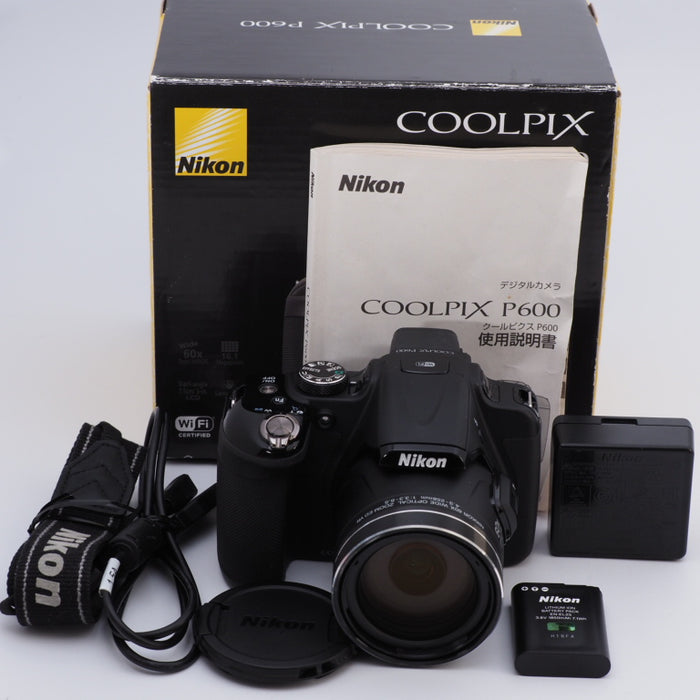 Nikon ニコン デジタルカメラ P600 光学60倍 1600万画素 ブラック