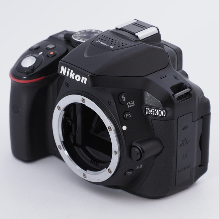 Nikon ニコン デジタル一眼レフカメラ D5300 ブラック ボディ 2400万画素 3.2型液晶 D5300BK #8907