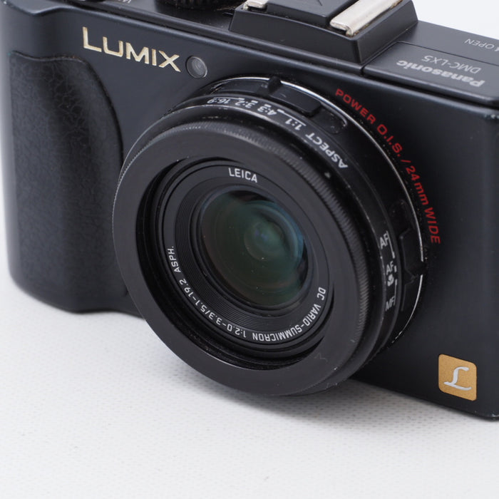 Panasonic パナソニック デジタルカメラ LUMIX LX5 ルミックス ブラック DMC-LX5-K #6990