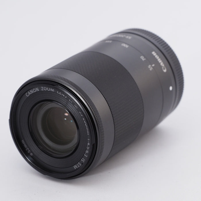 Canon キヤノン 望遠ズームレンズ EF-M55-200mm F4.5-6.3 IS STM ミラーレス専用 グラファイト EF-M55-200ISSTM #9225