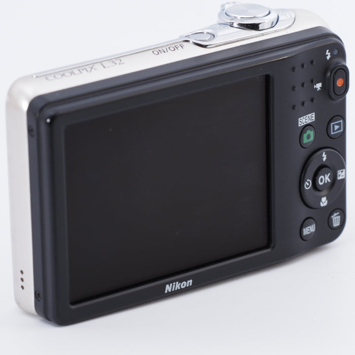 Nikon ニコン デジタルカメラ COOLPIX L32 シルバー 光学5倍ズーム 2005万画素 乾電池タイプ L32SL #8516