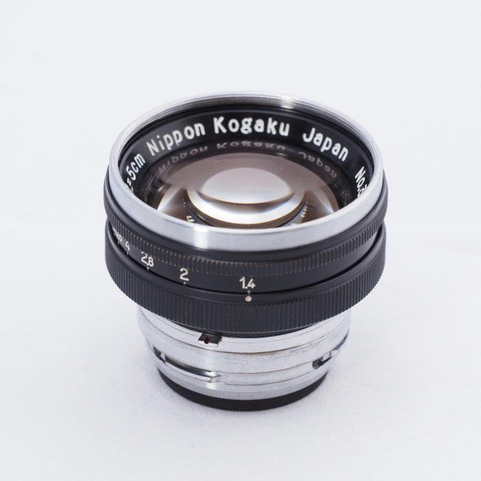 Nikon ニコン Nippin Kogaku NIKKOR-S・C 5cm f1.4 50mm ブラック 日本光学 Sマウント用 #9201